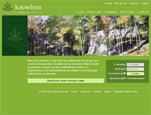 Tablet Screenshot of knowltongc.ca